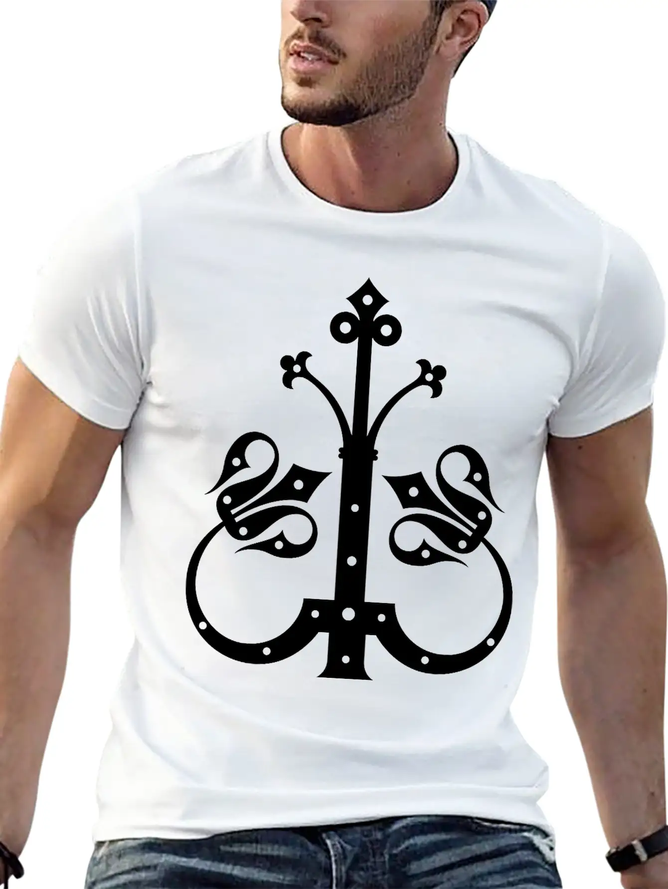 Fleur De Lis Basic Graphic T-Shirt ¨C Daily Comfort In Soft Cotton