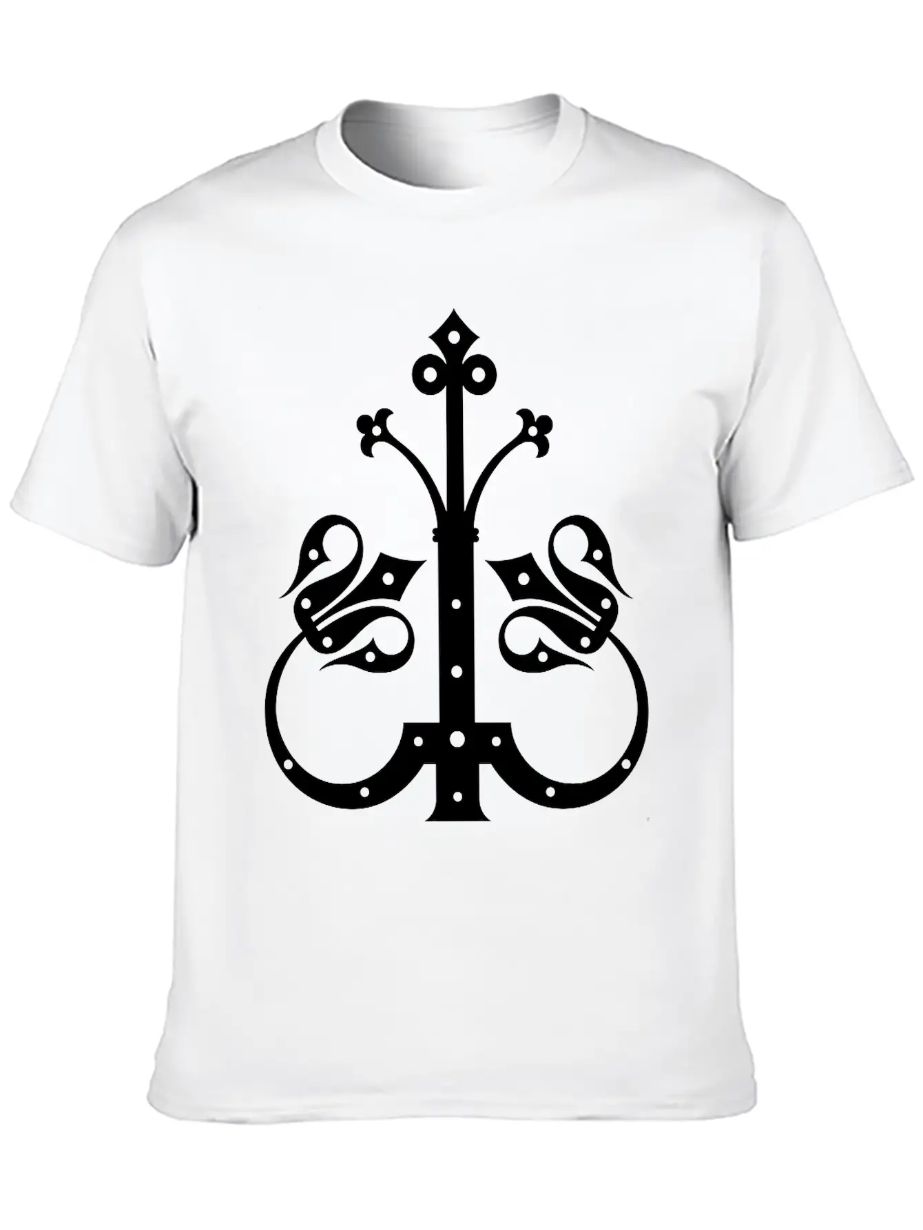 Fleur De Lis Basic Graphic T-Shirt ¨C Daily Comfort In Soft Cotton