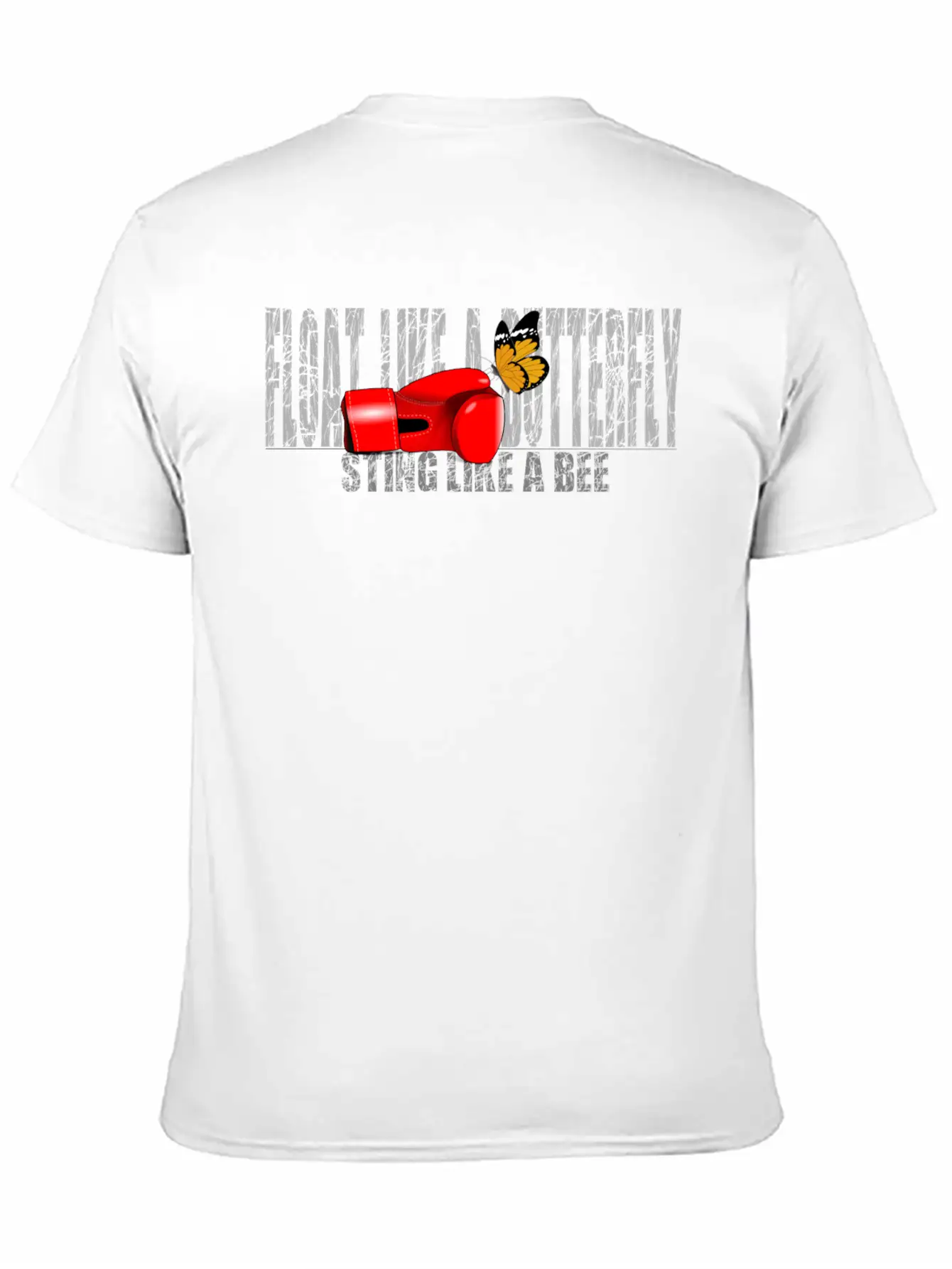 Float Like A Butterfly Basic Graphic T-Shirt ¨C Daily Comfort In Soft Cotton