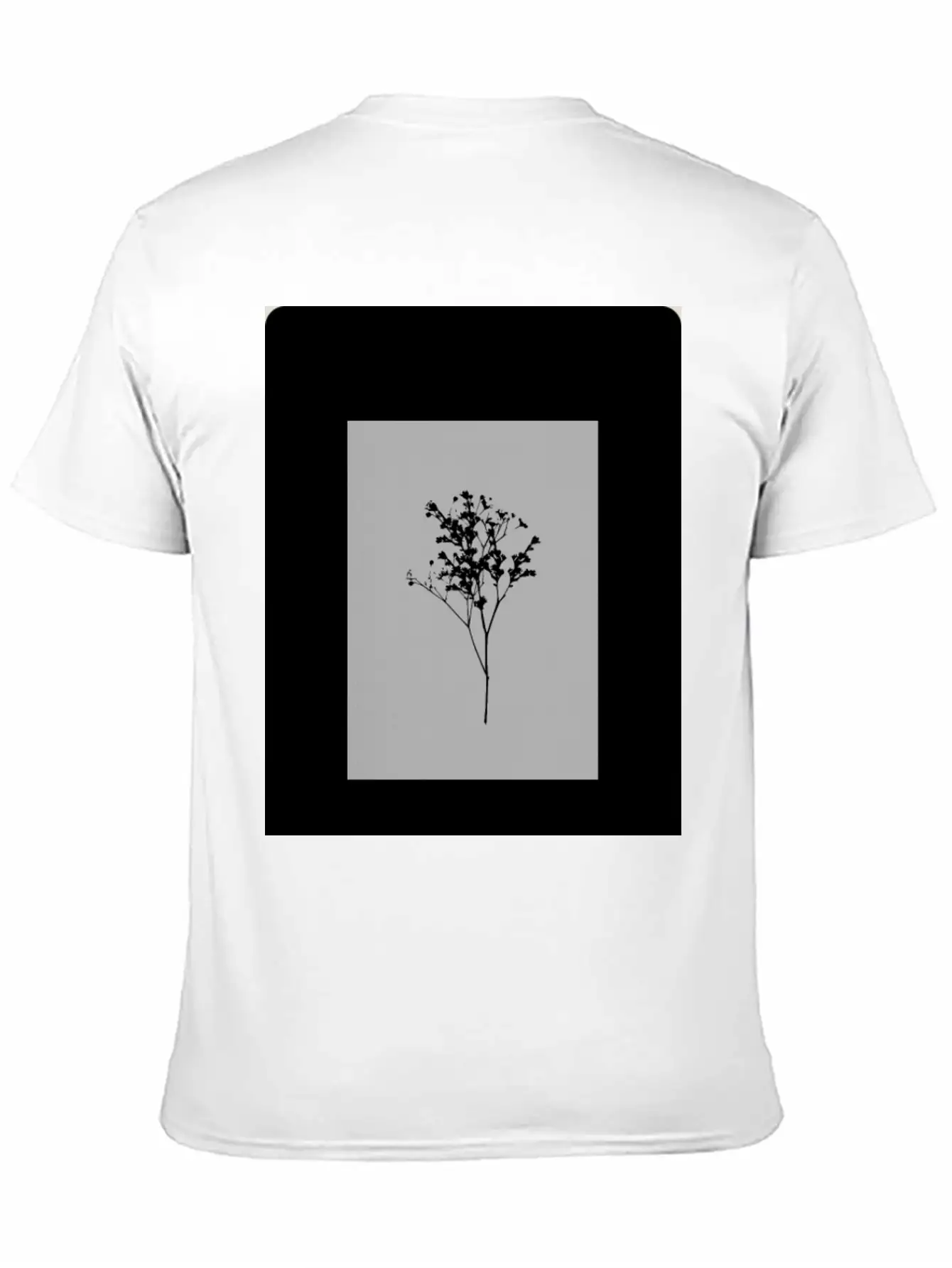 Floral Design Unisex Casual T-Shirt ¨C Clean Design For Daily Comfort