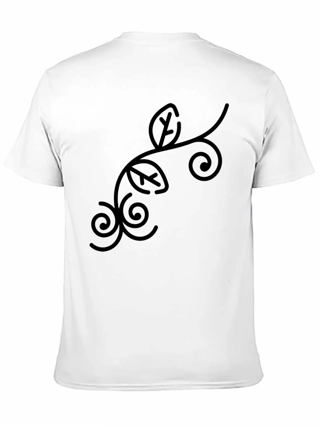 Floral Illustration Unisex Casual T-Shirt ¨C Clean Design For Daily Comfort