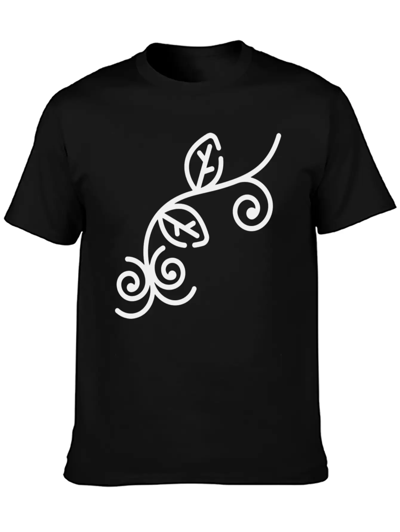 Floral Illustration Unisex Casual T-Shirt ¨C Clean Design For Daily Comfort