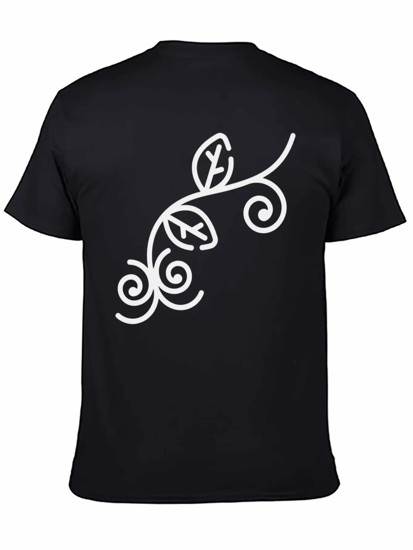 Floral Illustration Unisex Casual T-Shirt ¨C Clean Design For Daily Comfort