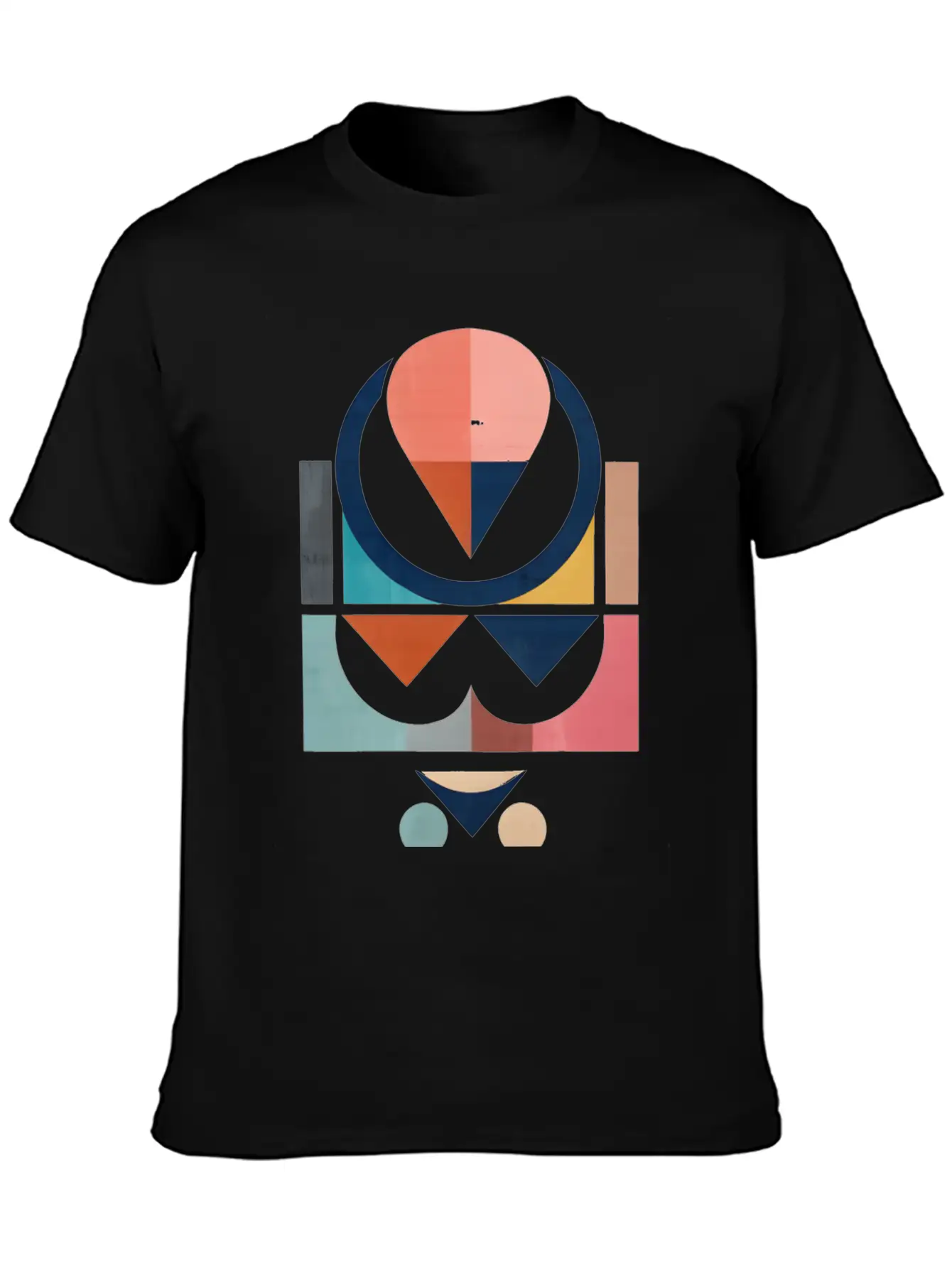 Floral Modern Geometric Mid Century Basic Graphic T-Shirt ¨C Daily Comfort In Soft Cotton