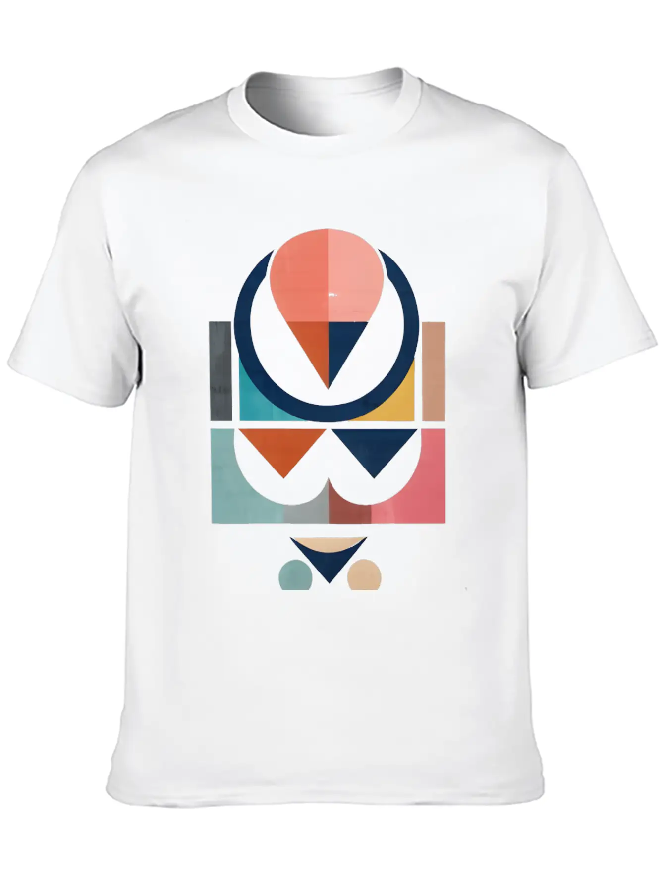 Floral Modern Geometric Mid Century Basic Graphic T-Shirt ¨C Daily Comfort In Soft Cotton