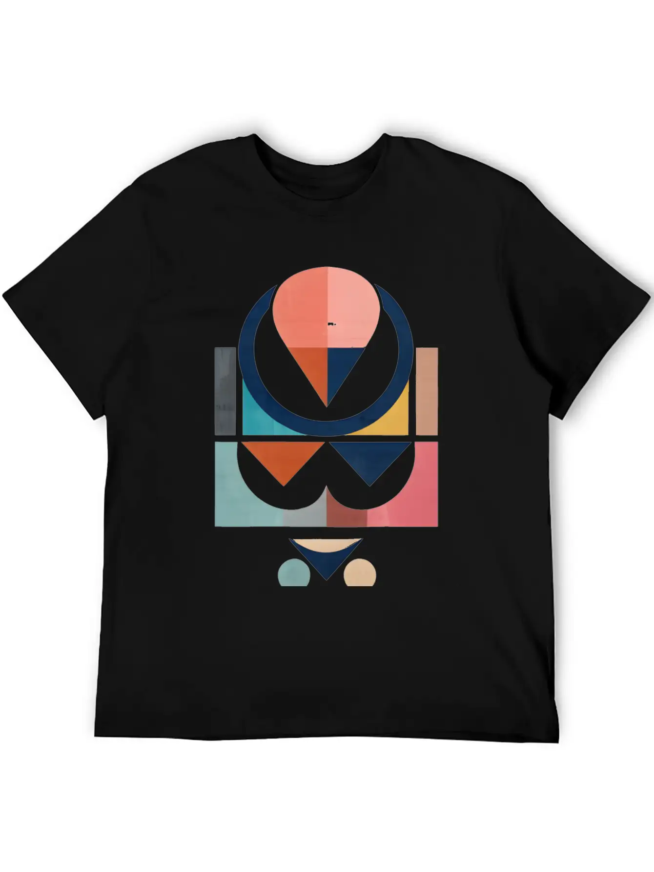 Floral Modern Geometric Mid Century Basic Graphic T-Shirt ¨C Daily Comfort In Soft Cotton