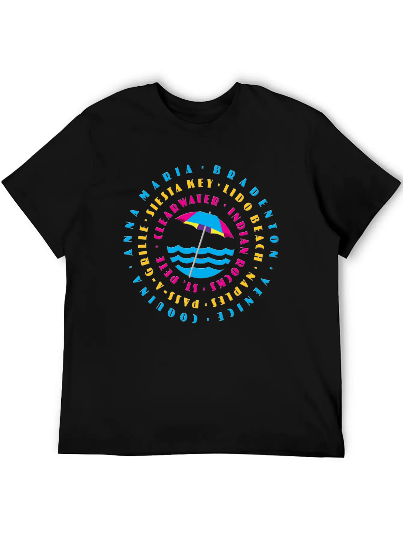 Florida Beaches Essential Cotton Tee For Daily Outfits ¨C Unisex Style