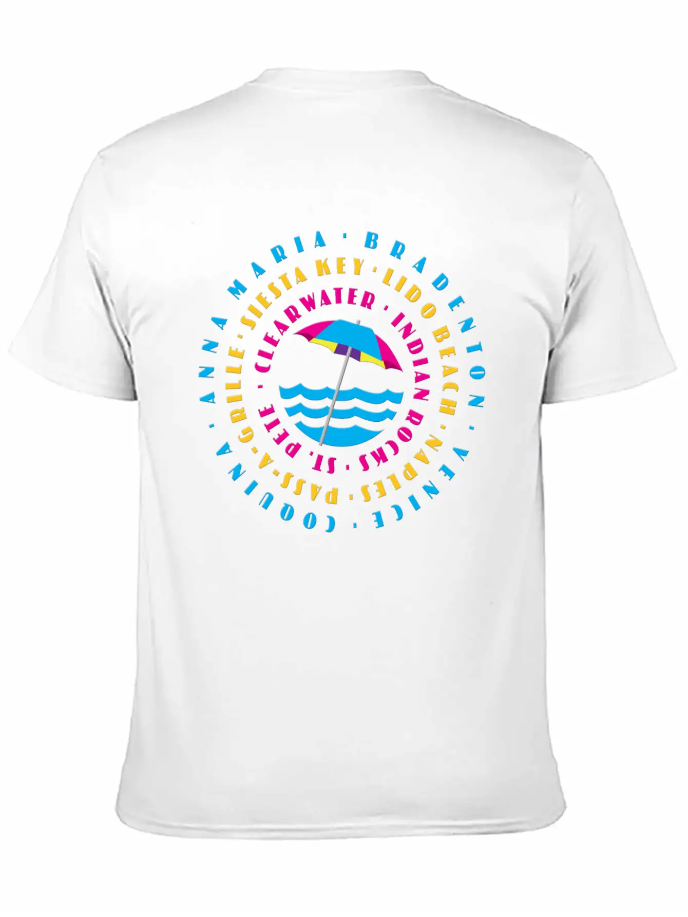 Florida Beaches Essential Cotton Tee For Daily Outfits ¨C Unisex Style