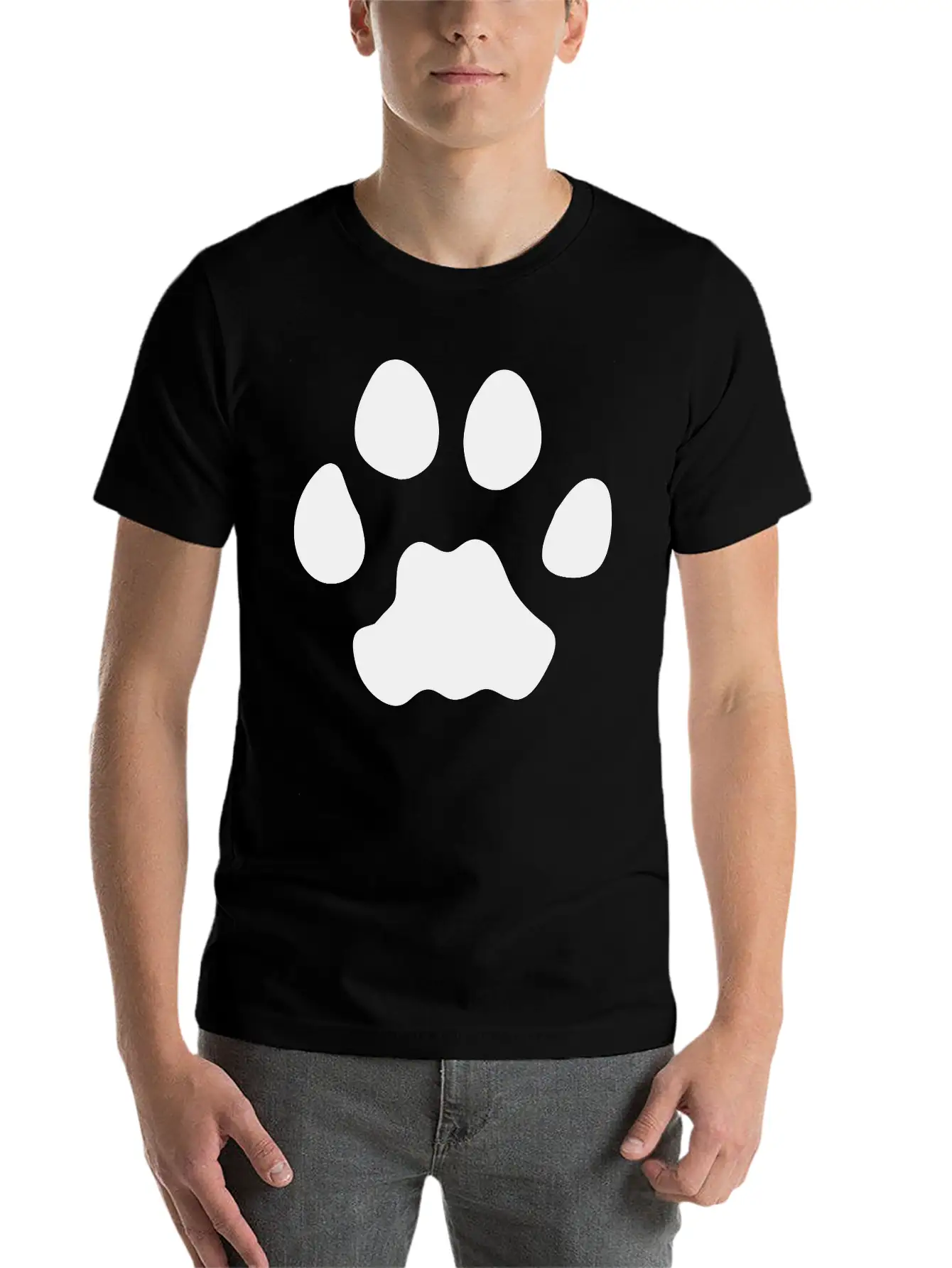Florida Panther Footprint Essential Cotton Tee For Daily Outfits ¨C Unisex Style