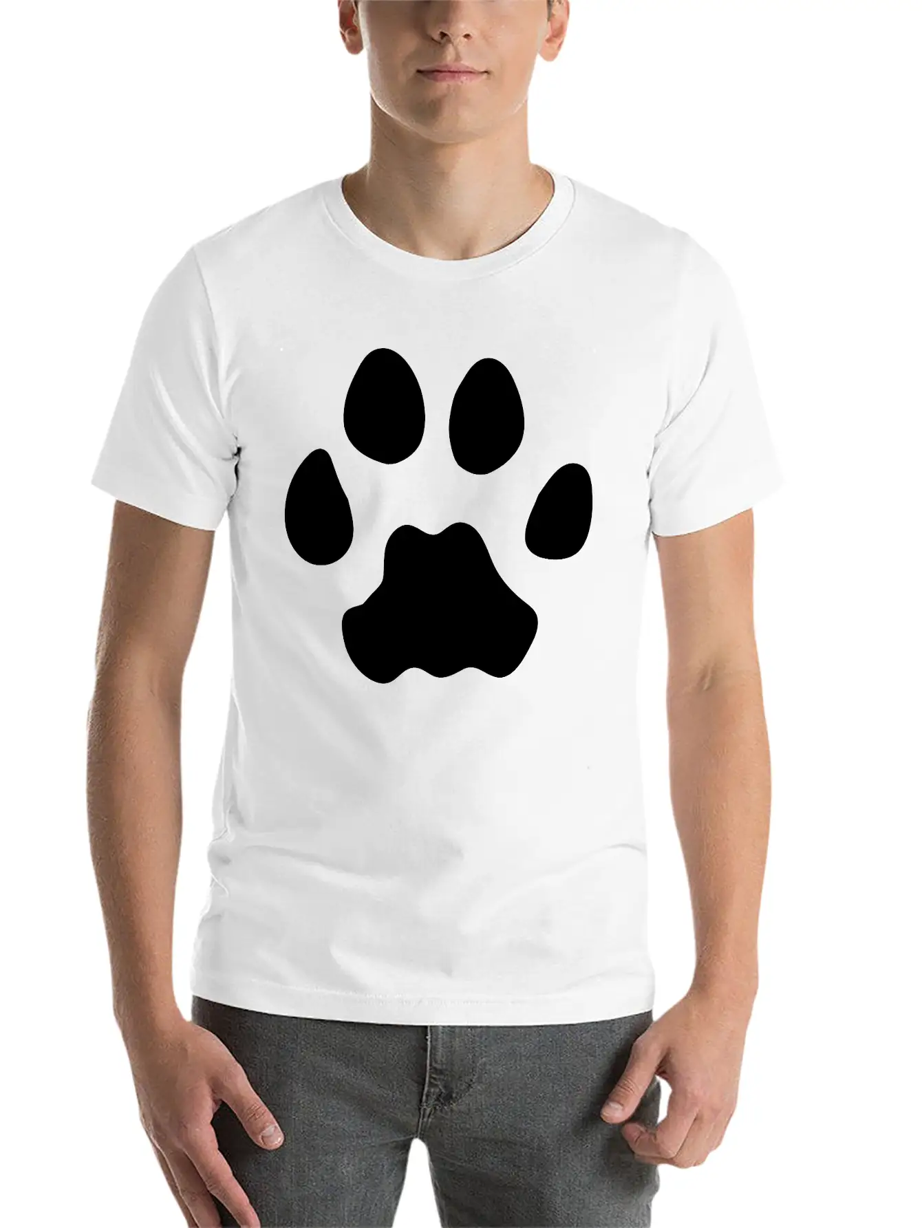 Florida Panther Footprint Essential Cotton Tee For Daily Outfits ¨C Unisex Style