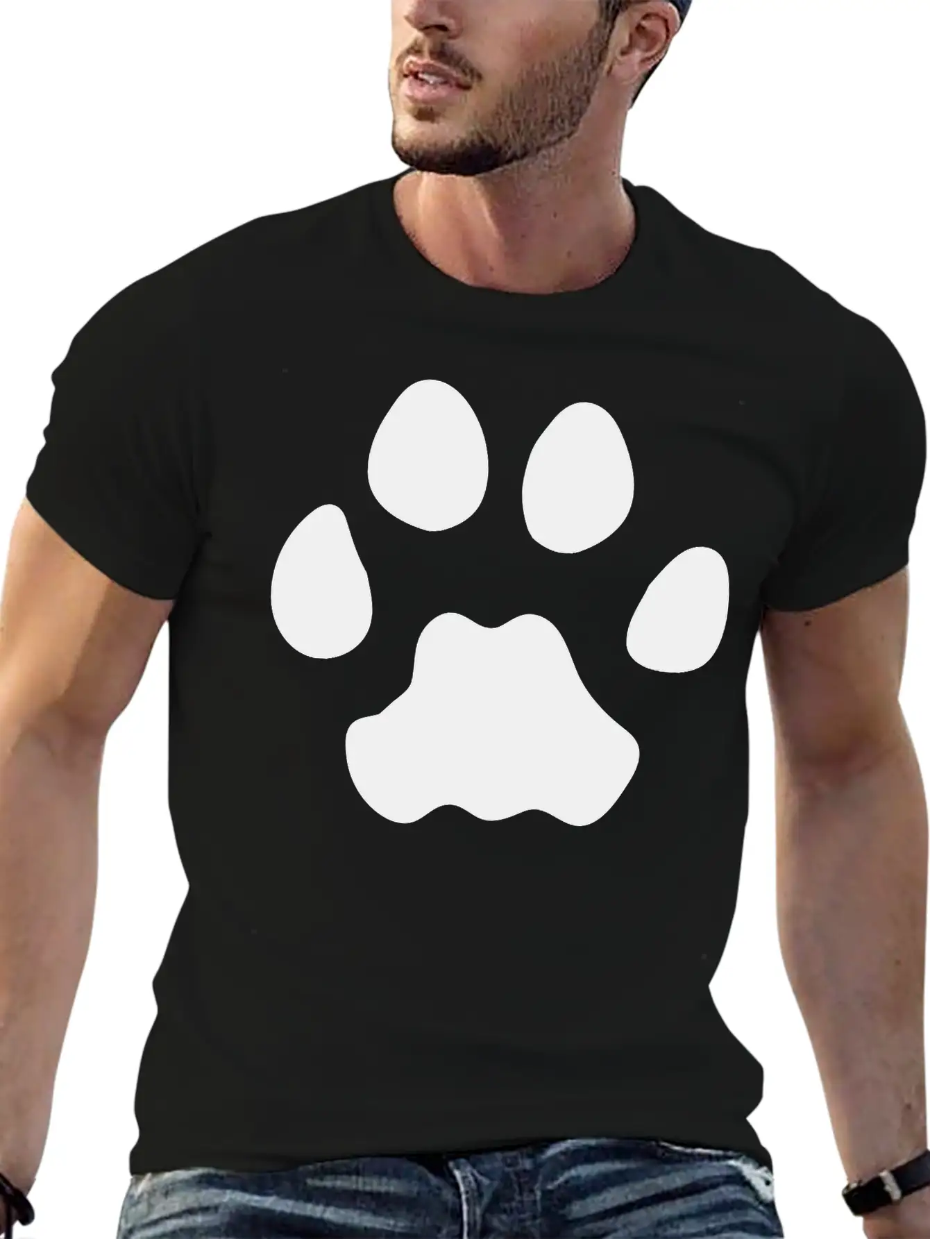 Florida Panther Footprint Essential Cotton Tee For Daily Outfits ¨C Unisex Style