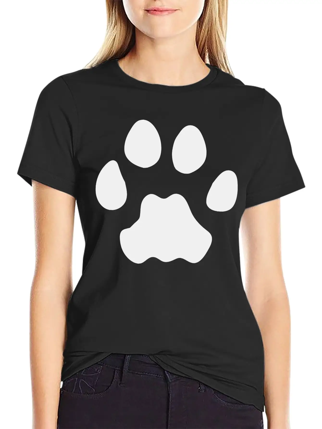Florida Panther Footprint Essential Cotton Tee For Daily Outfits ¨C Unisex Style