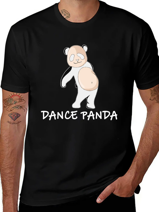 Floss Dance Panda Funny Panda Bear Gift Bamboo Soft Cotton Short Sleeve Tee ¨C Unisex Wardrobe Staple