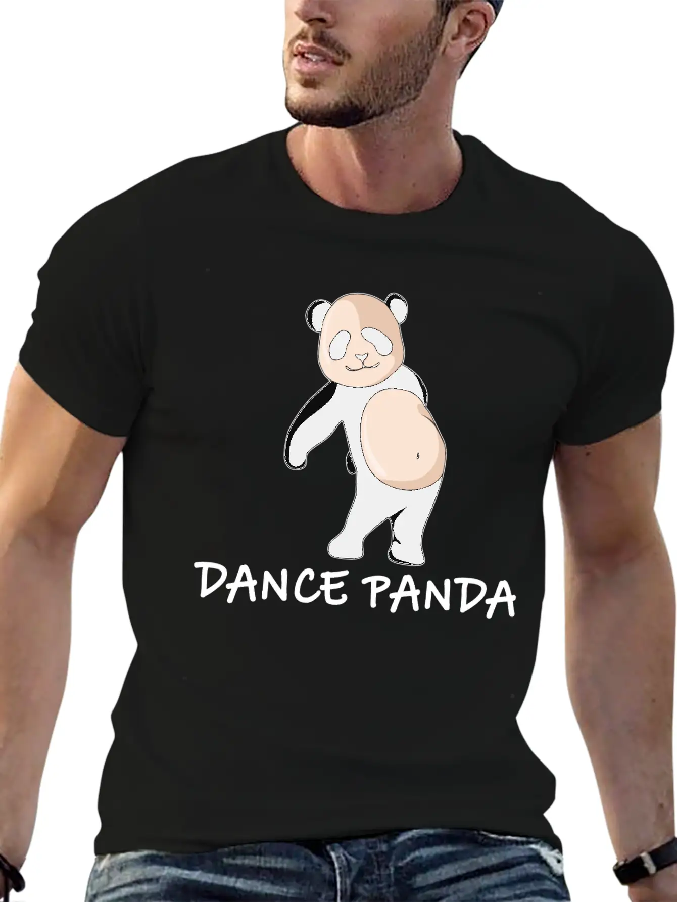 Floss Dance Panda Funny Panda Bear Gift Bamboo Soft Cotton Short Sleeve Tee ¨C Unisex Wardrobe Staple