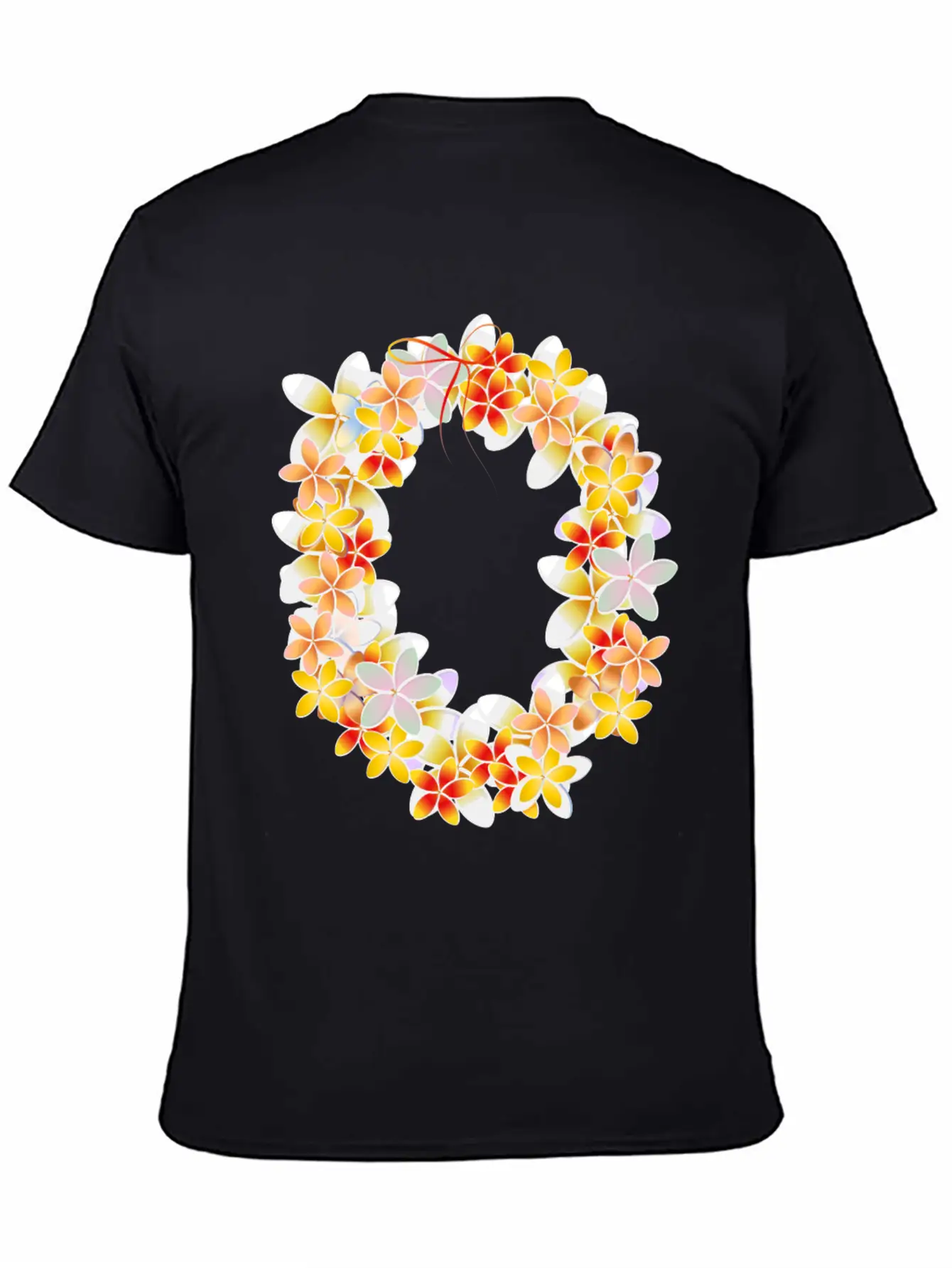Flower Chain As A Fragrant Welcome Gift Essential Cotton Tee For Daily Outfits ¨C Unisex Style