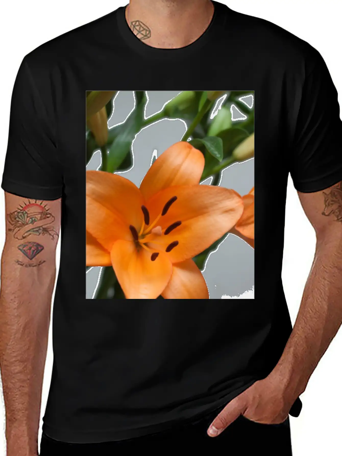Flower Essential Cotton Tee For Daily Outfits ¨C Unisex Style