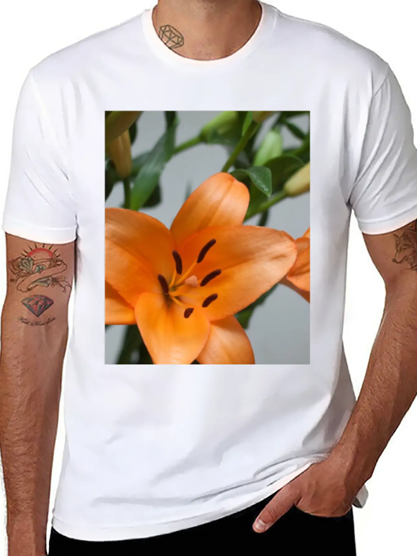 Flower Essential Cotton Tee For Daily Outfits ¨C Unisex Style