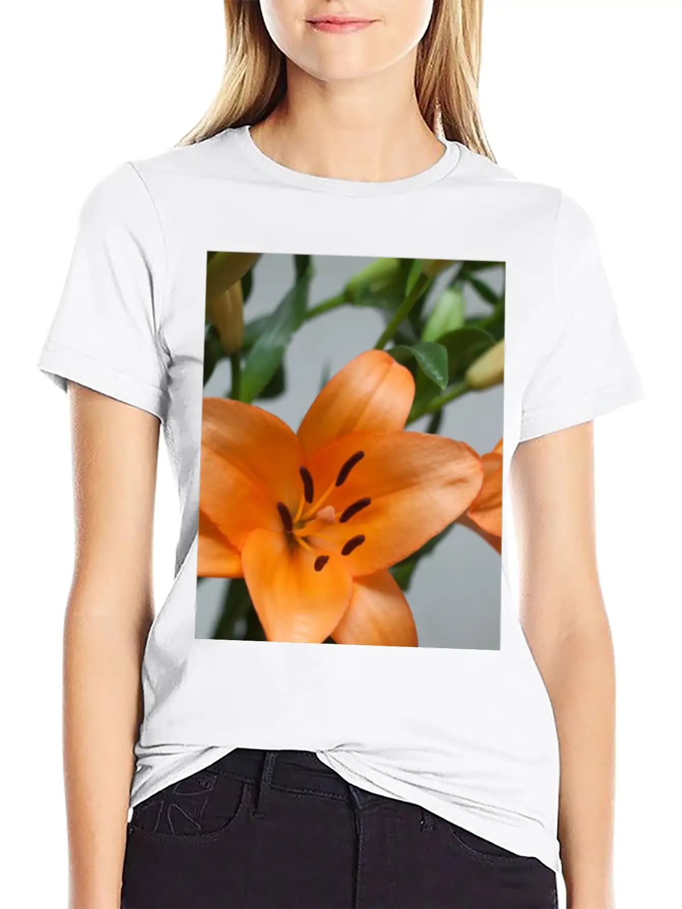 Flower Essential Cotton Tee For Daily Outfits ¨C Unisex Style
