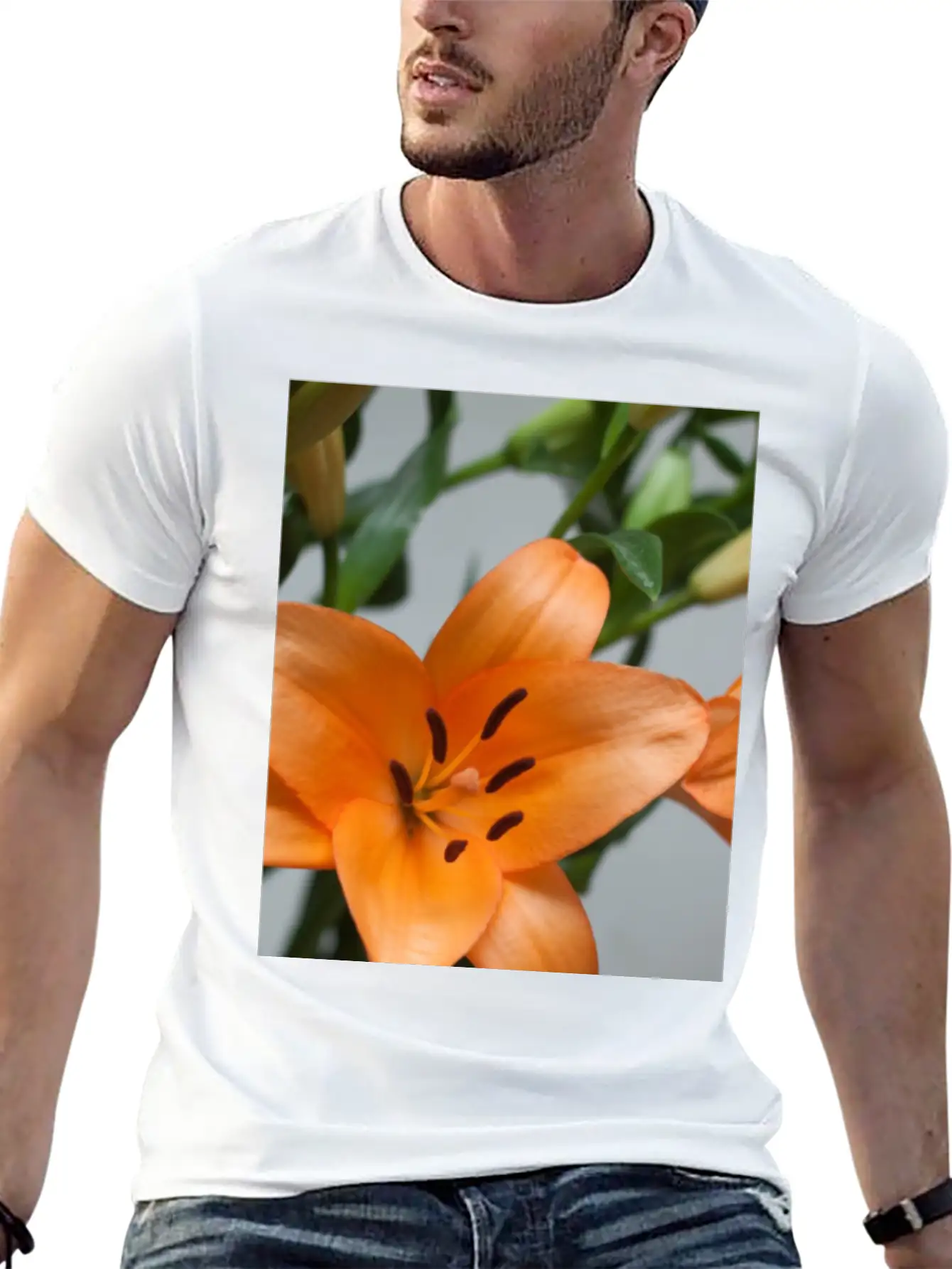 Flower Essential Cotton Tee For Daily Outfits ¨C Unisex Style
