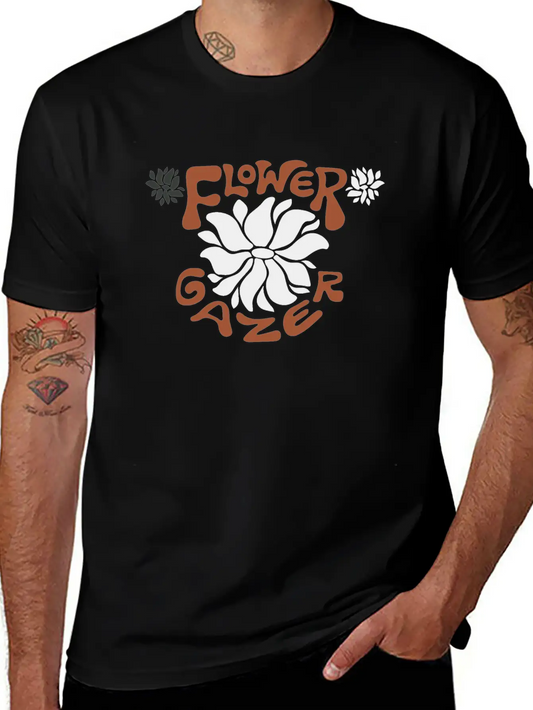 Flower Gazer Basic Graphic T-Shirt ¨C Daily Comfort In Soft Cotton