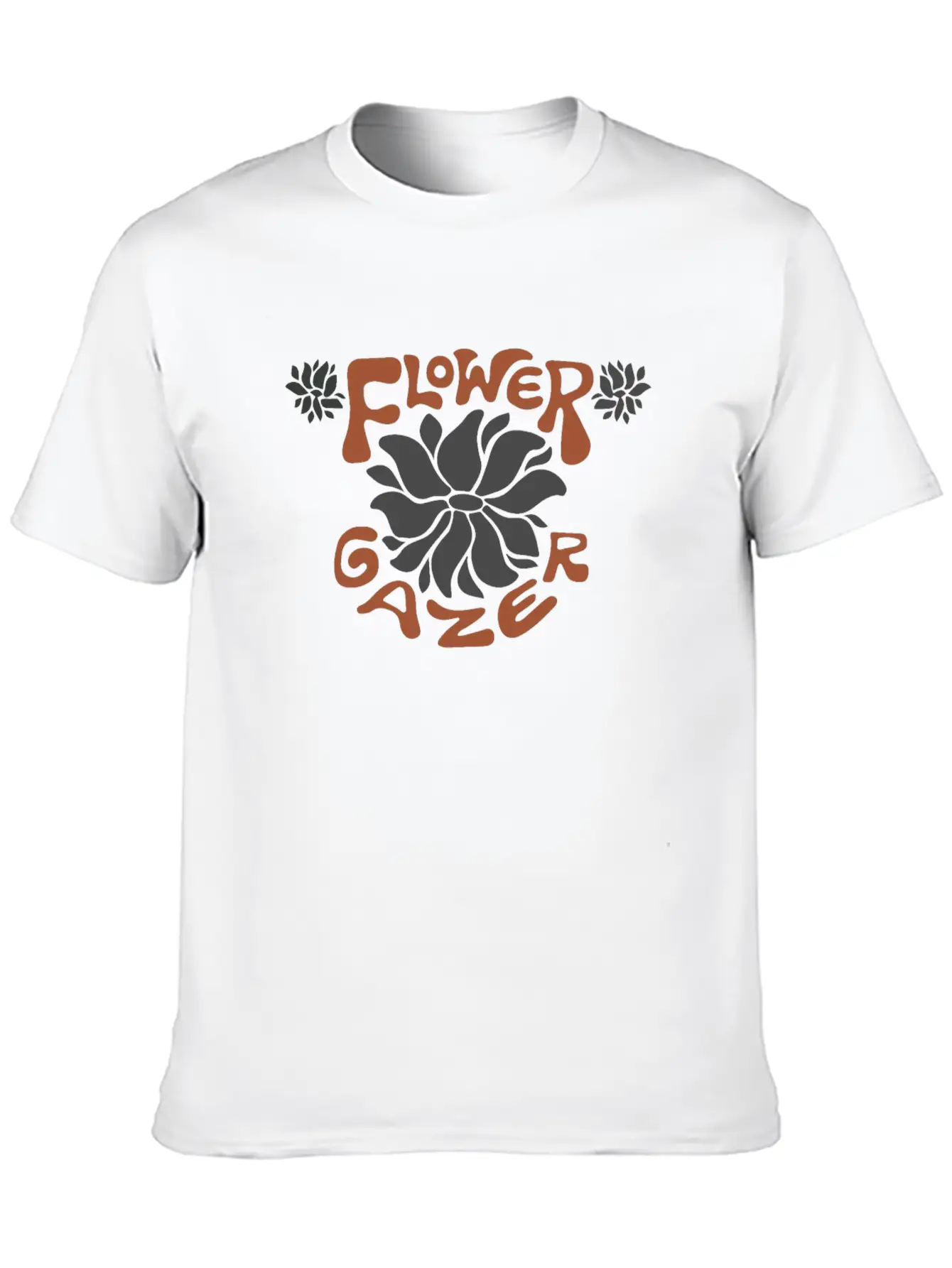 Flower Gazer Basic Graphic T-Shirt ¨C Daily Comfort In Soft Cotton
