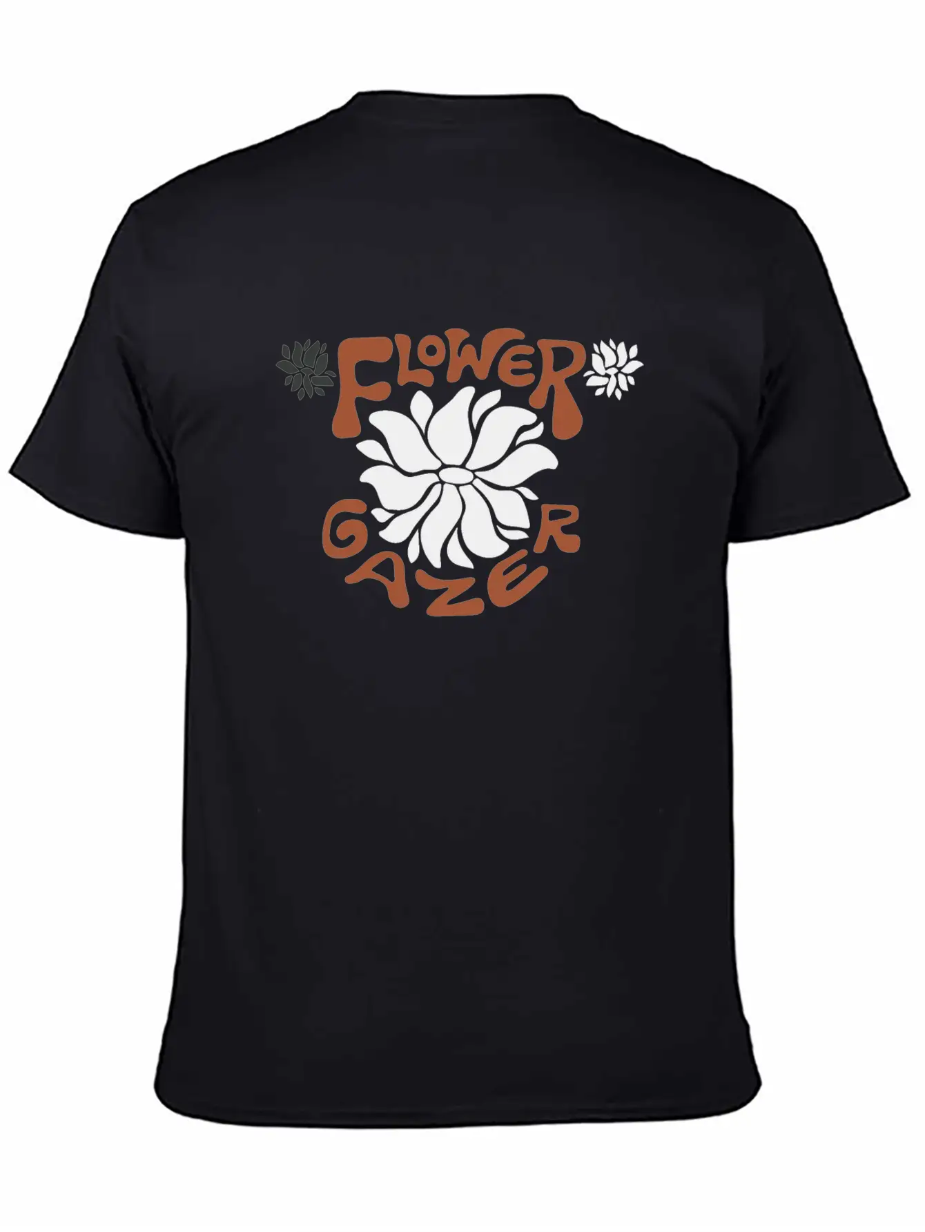 Flower Gazer Basic Graphic T-Shirt ¨C Daily Comfort In Soft Cotton