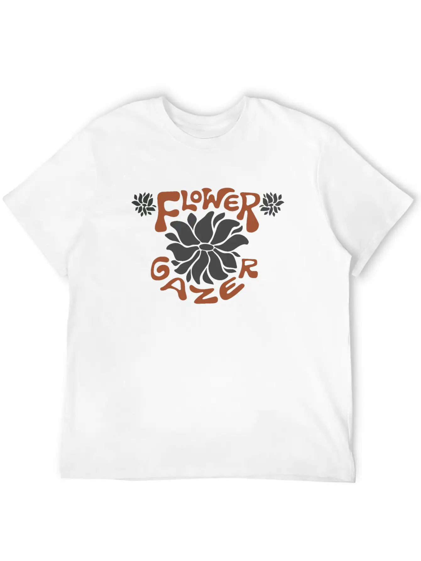 Flower Gazer Basic Graphic T-Shirt ¨C Daily Comfort In Soft Cotton