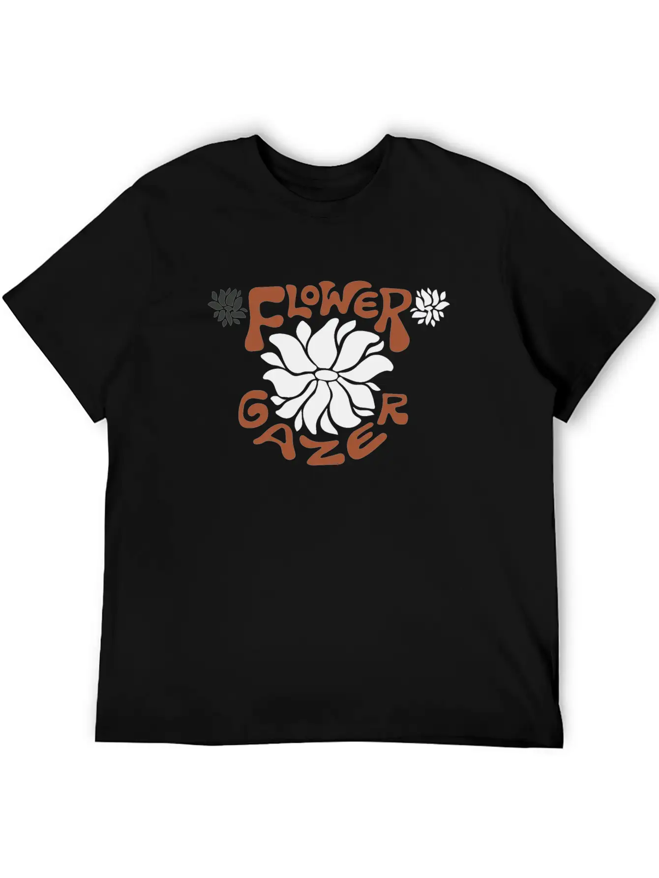 Flower Gazer Basic Graphic T-Shirt ¨C Daily Comfort In Soft Cotton