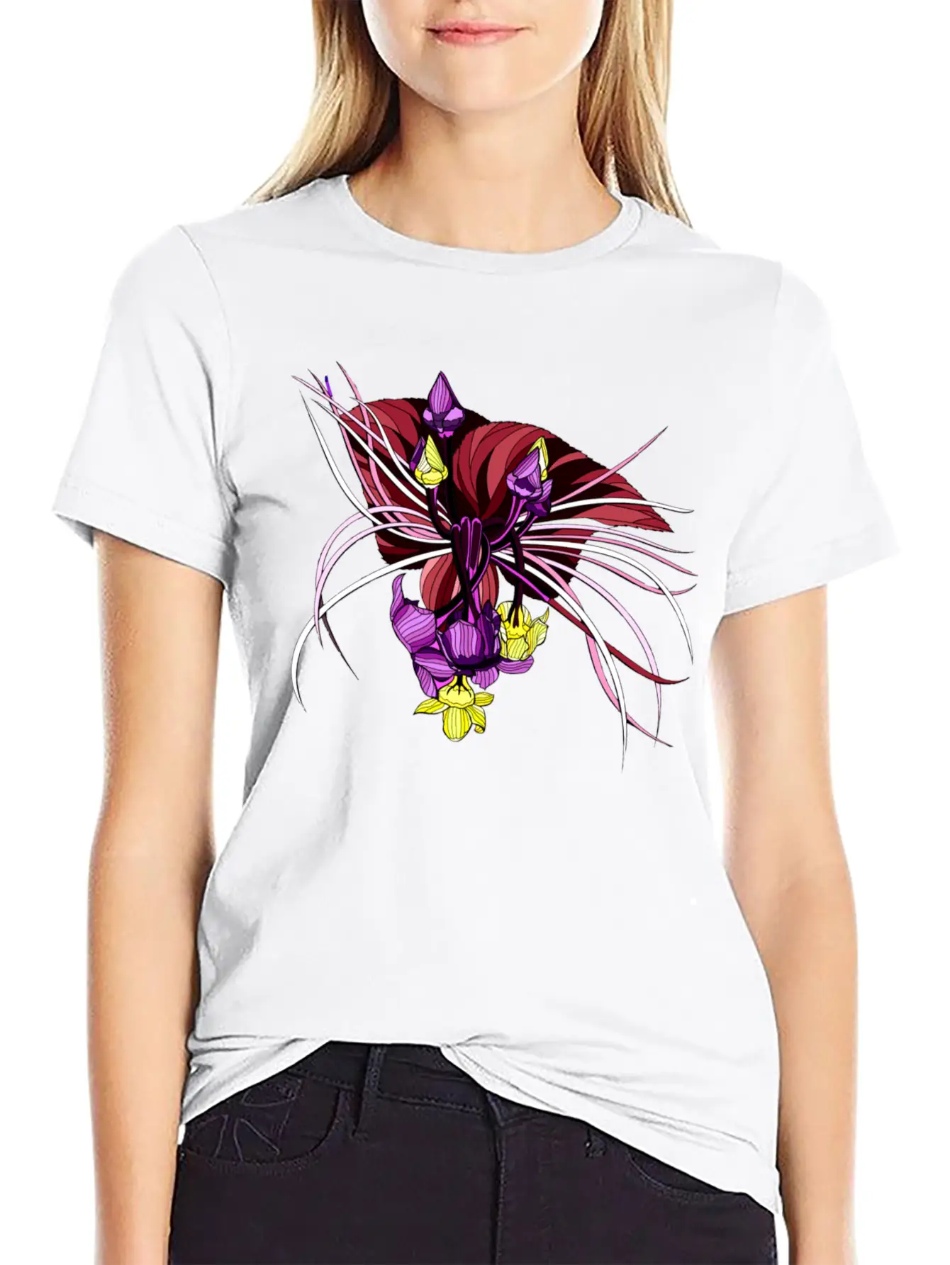 Flower T Shirt Basic Graphic T-Shirt ¨C Daily Comfort In Soft Cotton