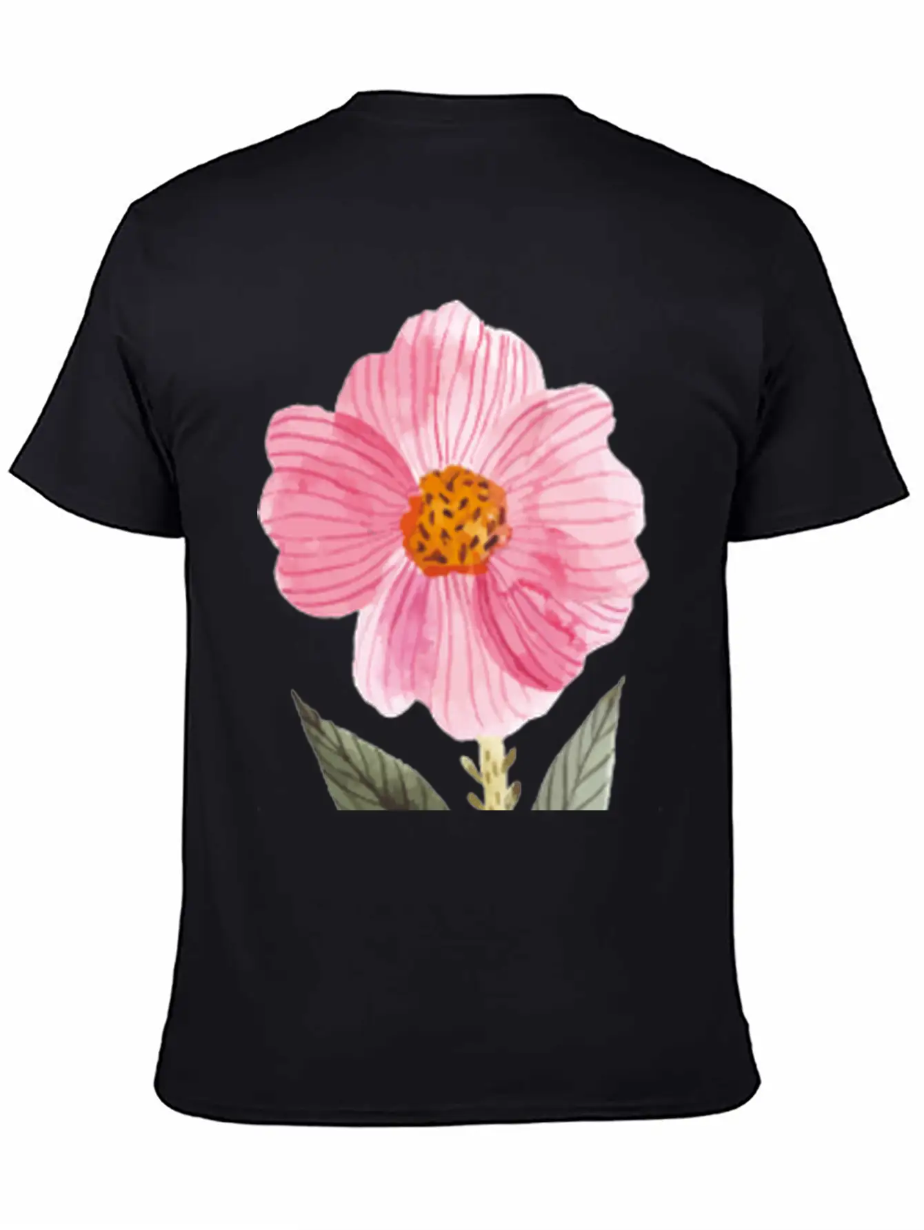 Flower Unisex Casual T-Shirt ¨C Clean Design For Daily Comfort