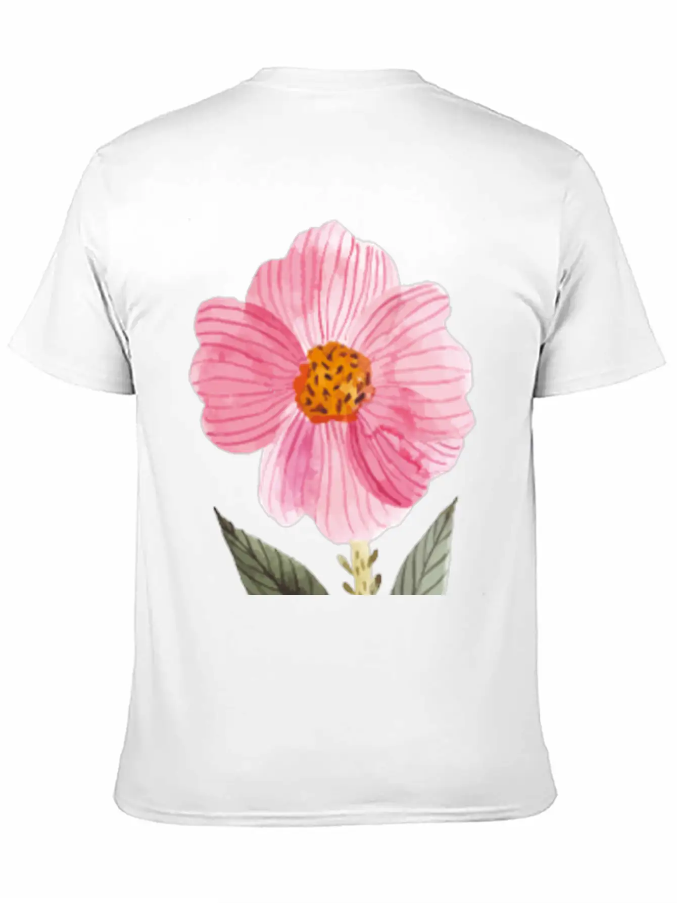 Flower Unisex Casual T-Shirt ¨C Clean Design For Daily Comfort