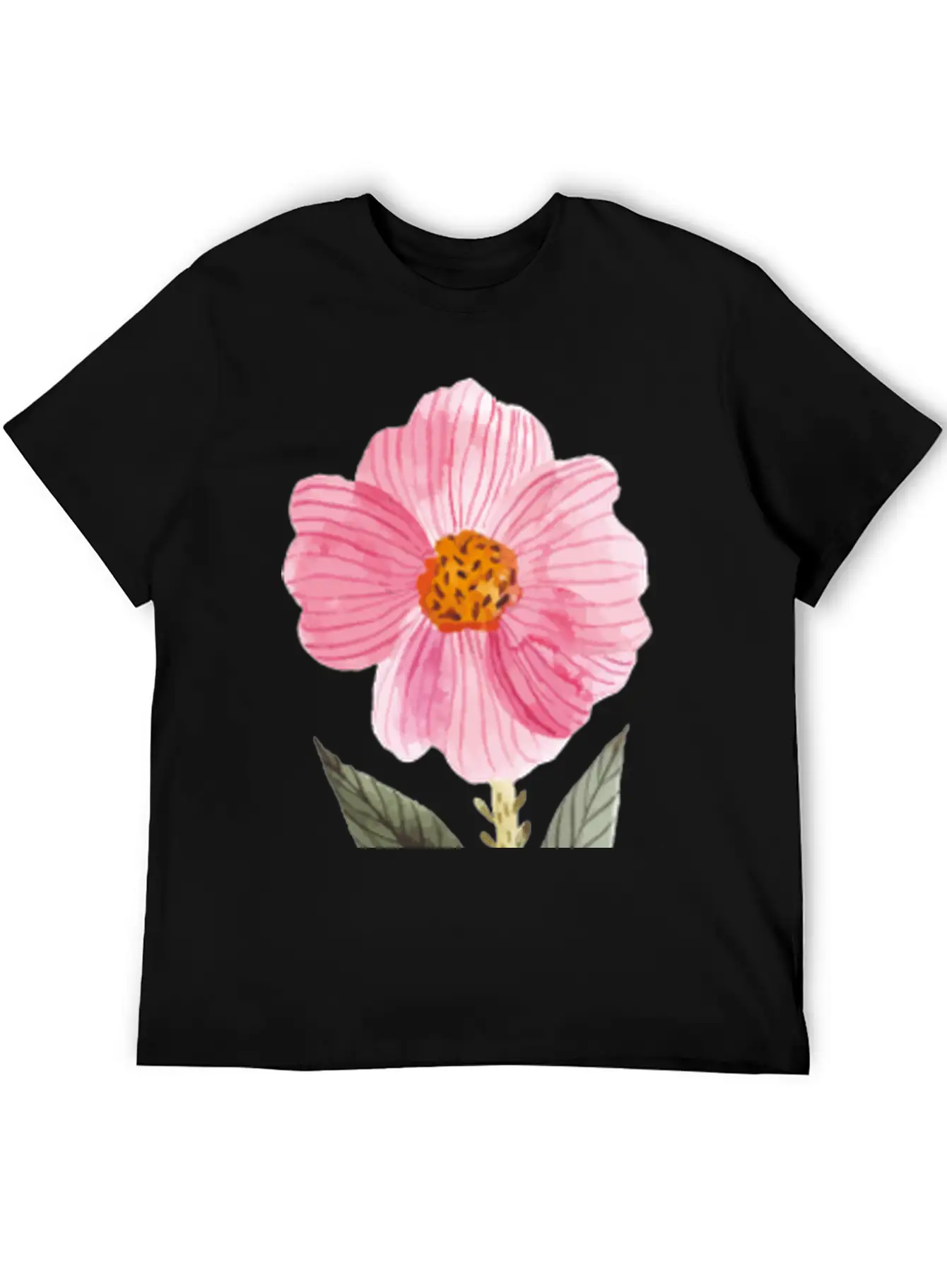 Flower Unisex Casual T-Shirt ¨C Clean Design For Daily Comfort