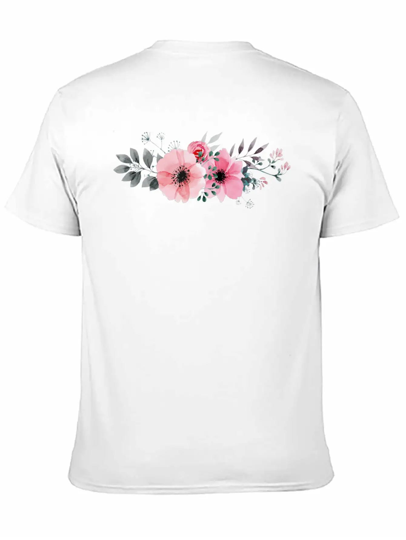 Flowers Basic Graphic T-Shirt ¨C Daily Comfort In Soft Cotton