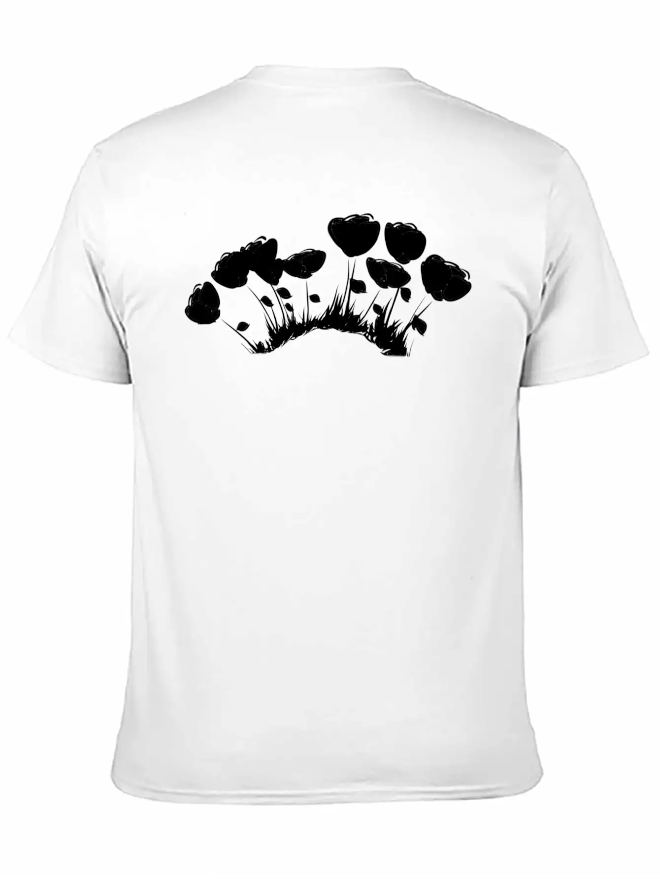 Flowers Grass Icon Plant Essential Cotton Tee For Daily Outfits ¨C Unisex Style