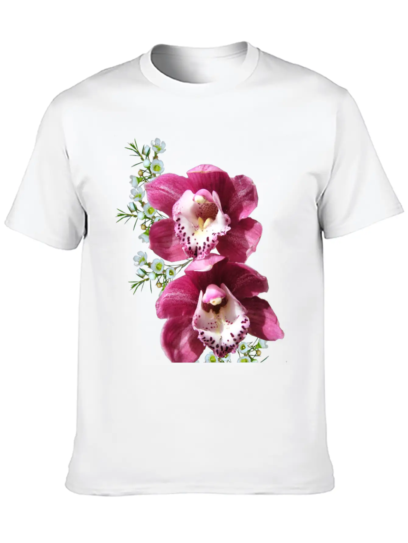 Flowers Lilies Tulips Orchids Sunflower Dahlia Ger Unisex Casual T-Shirt ¨C Clean Design For Daily Comfort