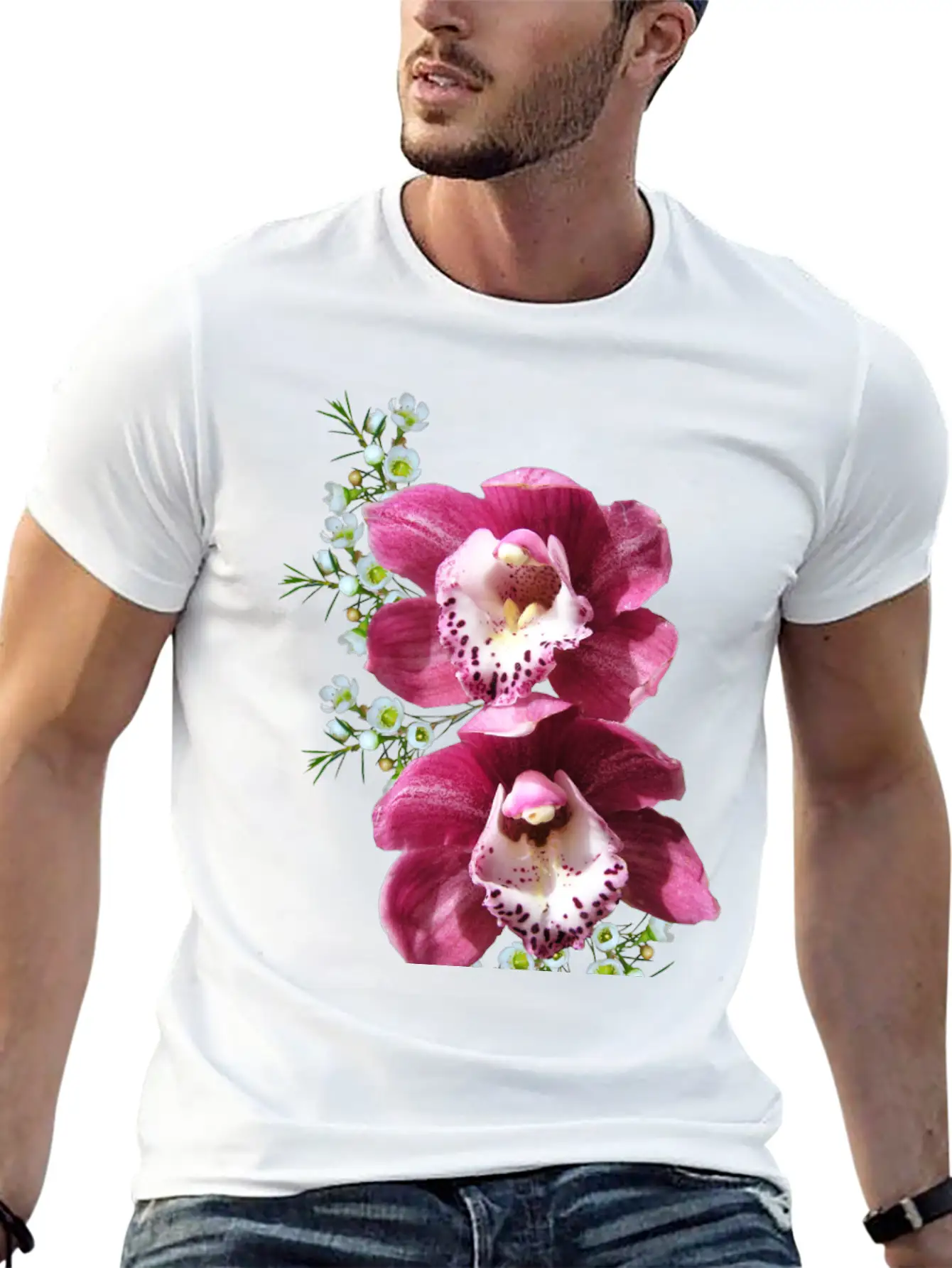 Flowers Lilies Tulips Orchids Sunflower Dahlia Ger Unisex Casual T-Shirt ¨C Clean Design For Daily Comfort