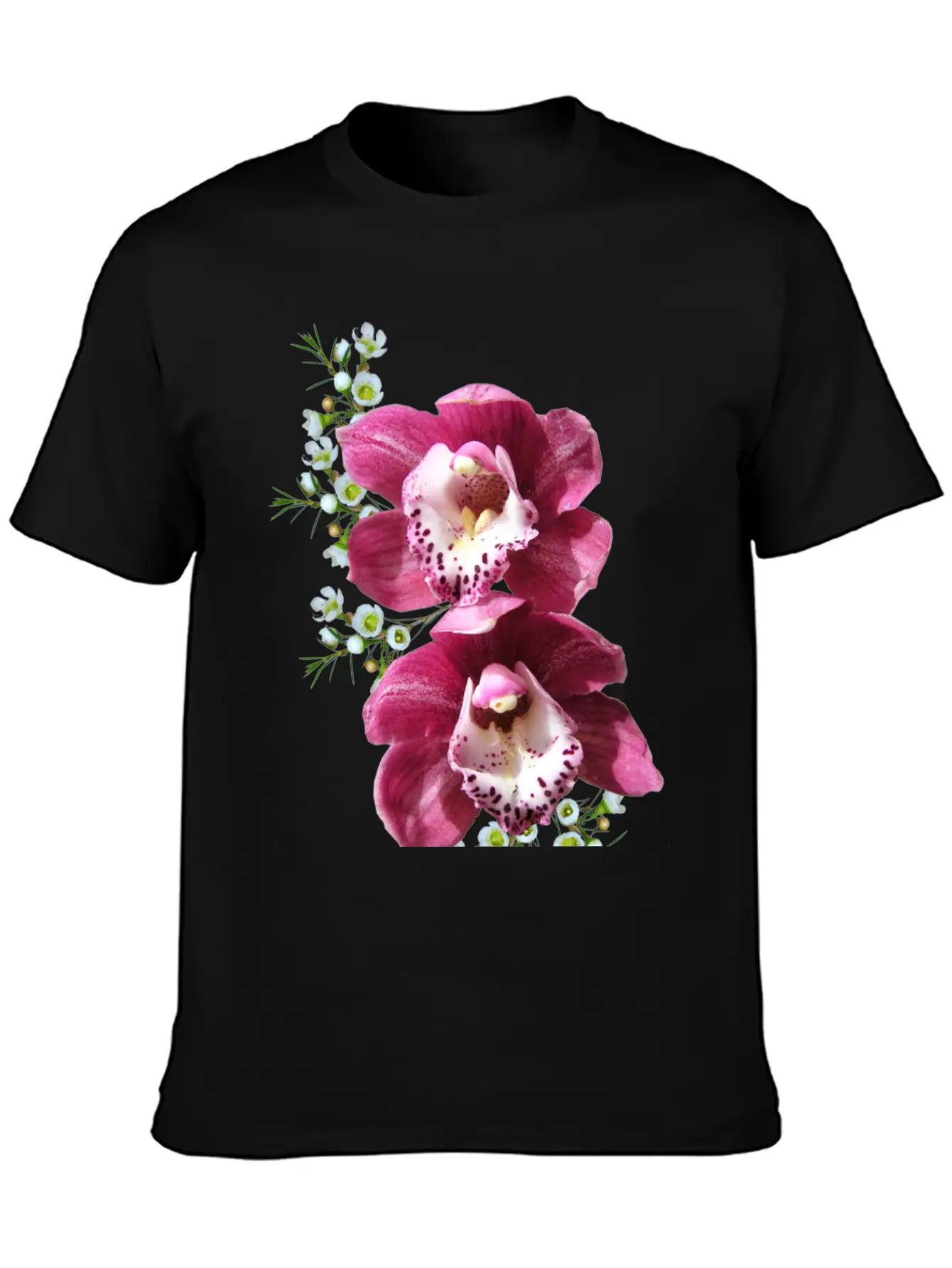 Flowers Lilies Tulips Orchids Sunflower Dahlia Ger Unisex Casual T-Shirt ¨C Clean Design For Daily Comfort