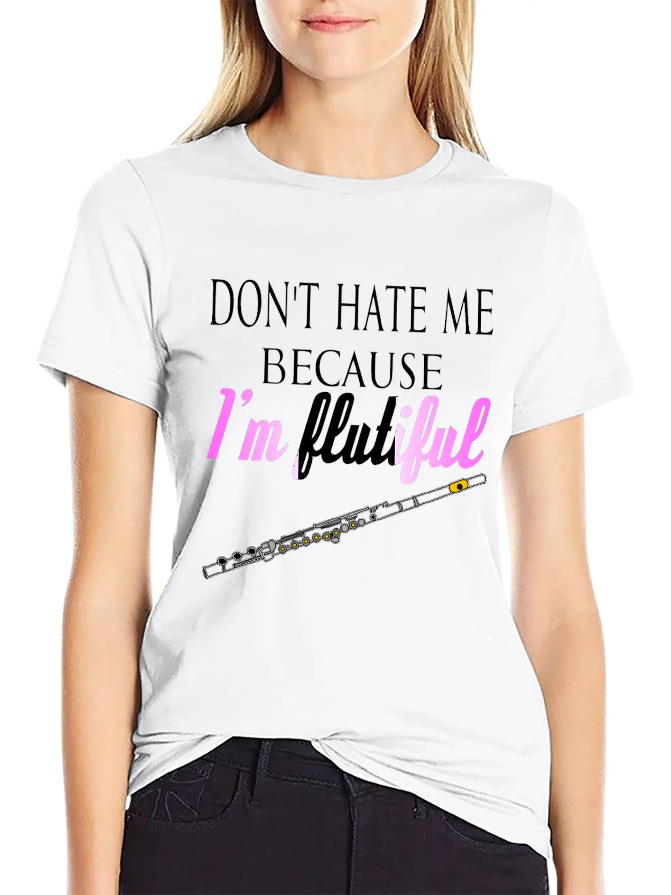 Flute Flautist Unisex Casual T-Shirt ¨C Clean Design For Daily Comfort