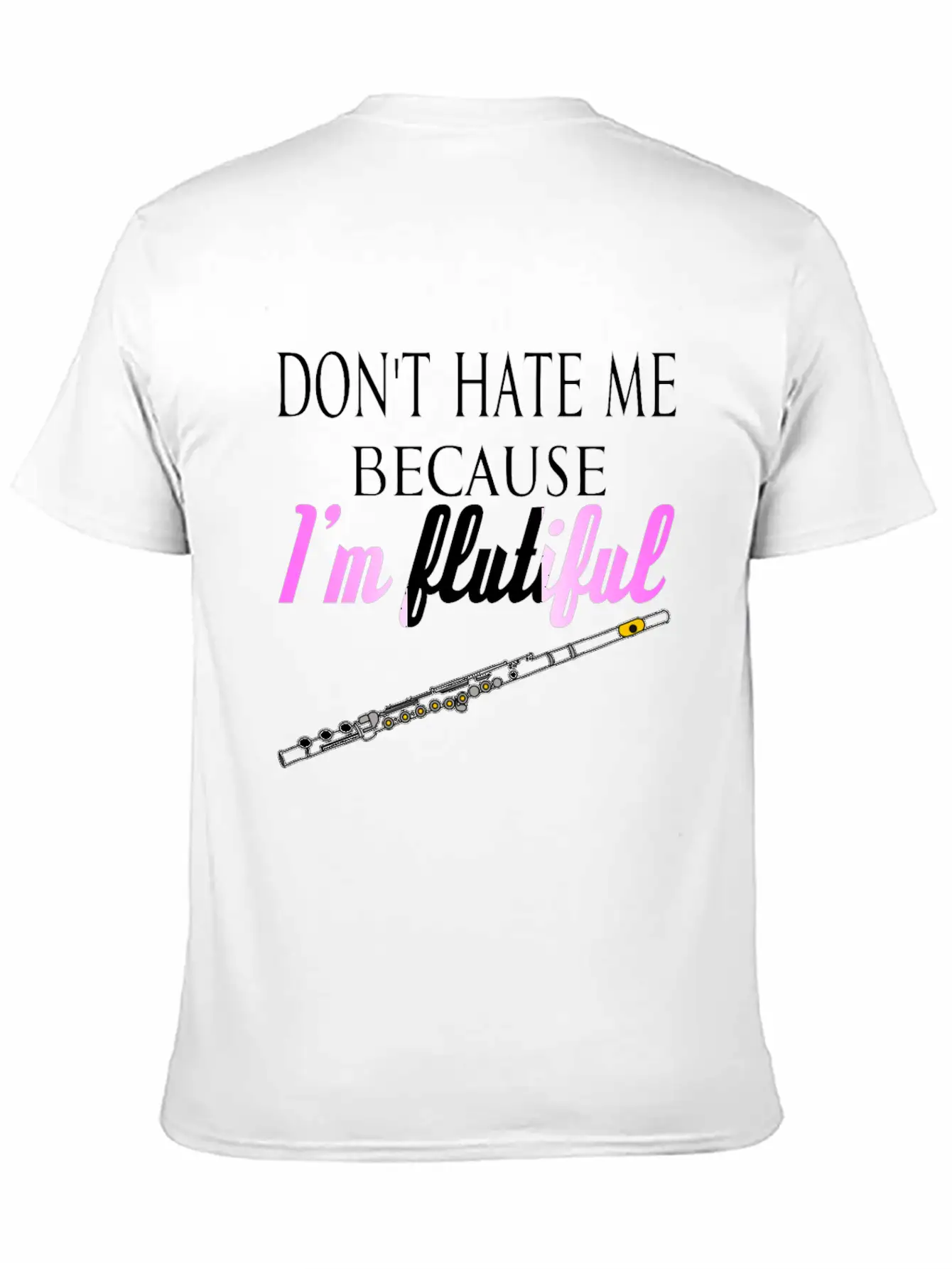 Flute Flautist Unisex Casual T-Shirt ¨C Clean Design For Daily Comfort