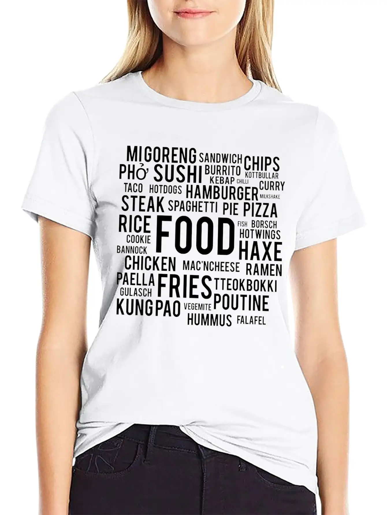 Food Basic Graphic T-Shirt ¨C Daily Comfort In Soft Cotton