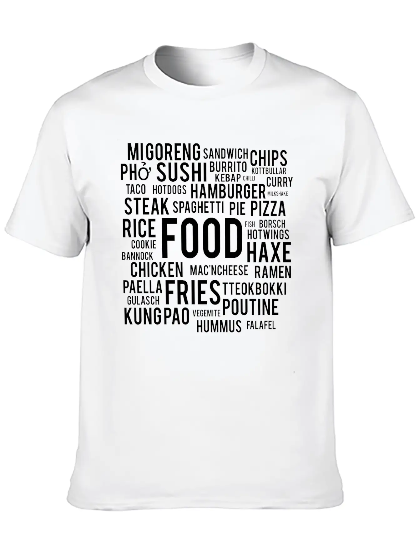Food Basic Graphic T-Shirt ¨C Daily Comfort In Soft Cotton
