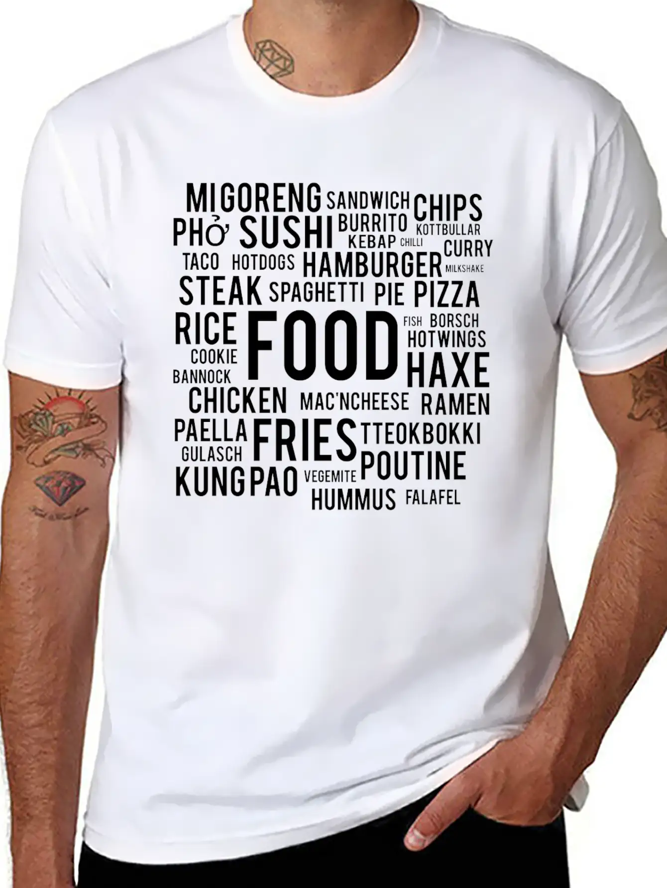 Food Basic Graphic T-Shirt ¨C Daily Comfort In Soft Cotton