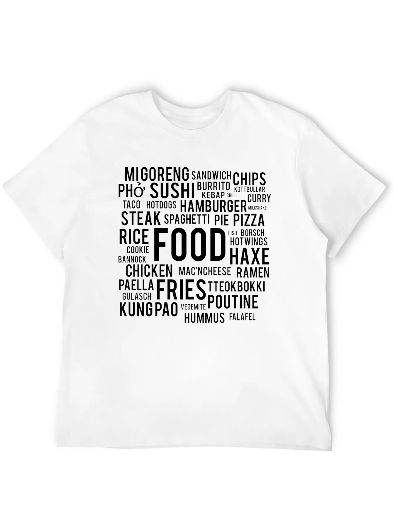 Food Basic Graphic T-Shirt ¨C Daily Comfort In Soft Cotton