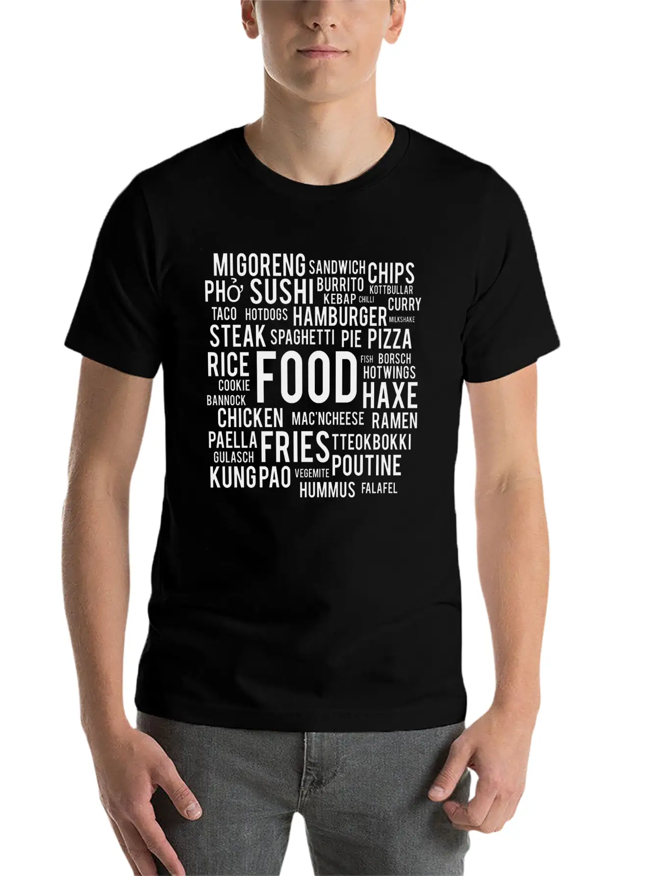 Food Basic Graphic T-Shirt ¨C Daily Comfort In Soft Cotton