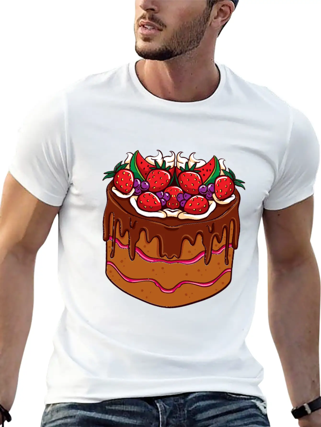 Food Berry Party Soft Cotton Short Sleeve Tee ¨C Unisex Wardrobe Staple
