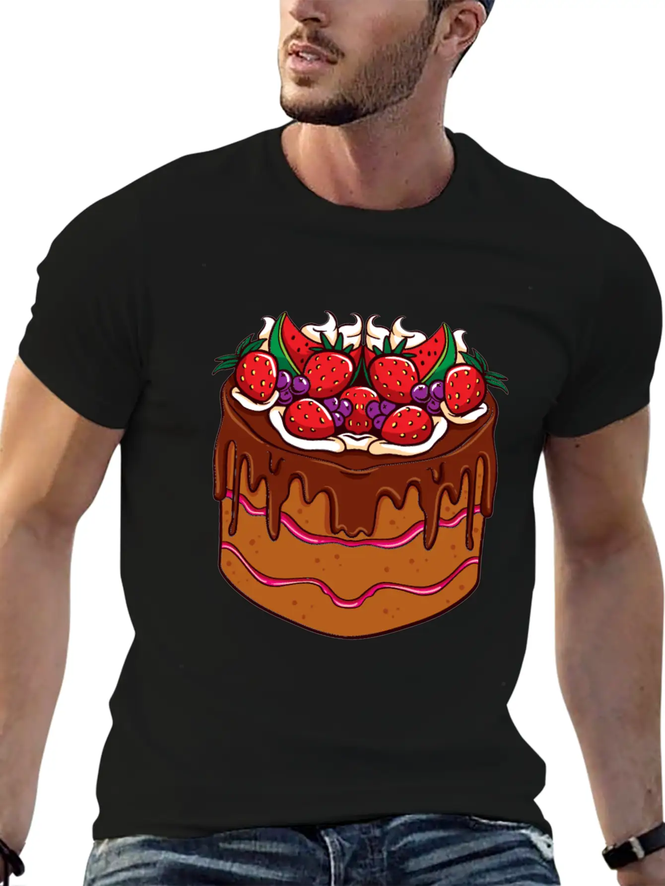 Food Berry Party Soft Cotton Short Sleeve Tee ¨C Unisex Wardrobe Staple