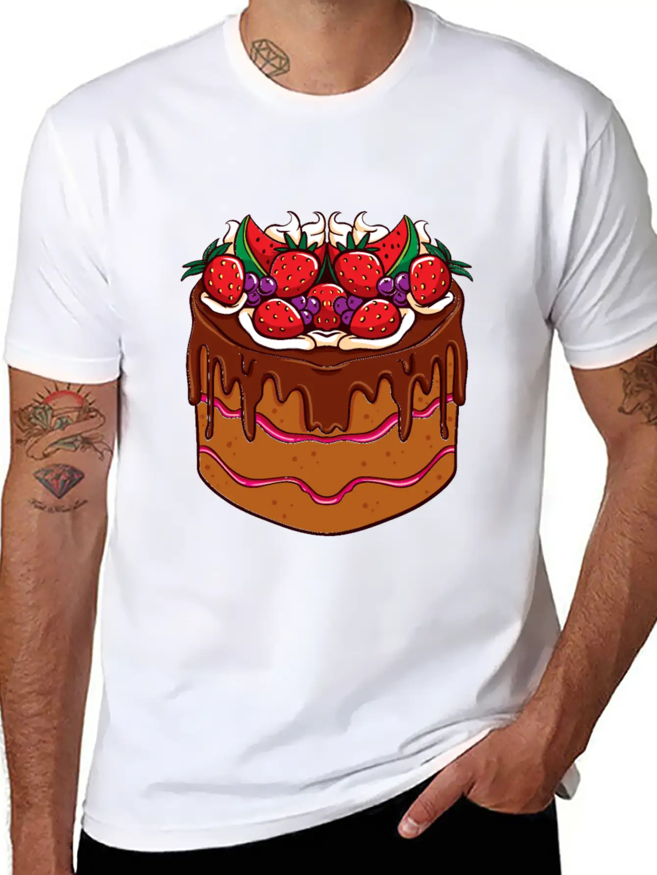 Food Berry Party Soft Cotton Short Sleeve Tee ¨C Unisex Wardrobe Staple