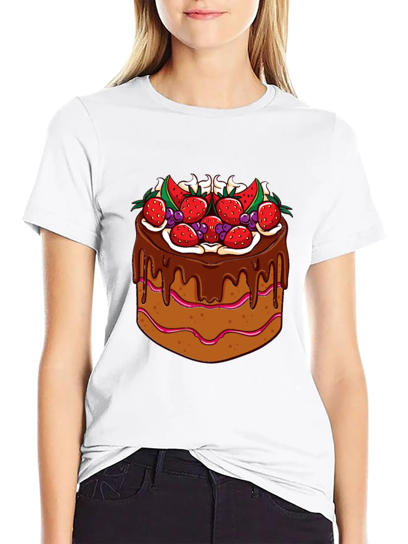 Food Berry Party Soft Cotton Short Sleeve Tee ¨C Unisex Wardrobe Staple