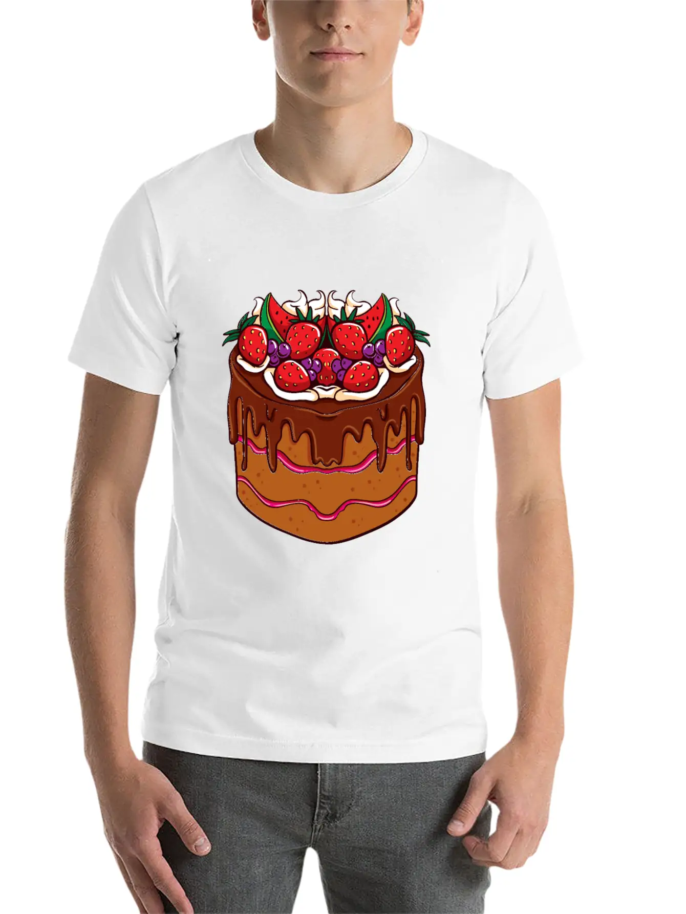Food Berry Party Soft Cotton Short Sleeve Tee ¨C Unisex Wardrobe Staple