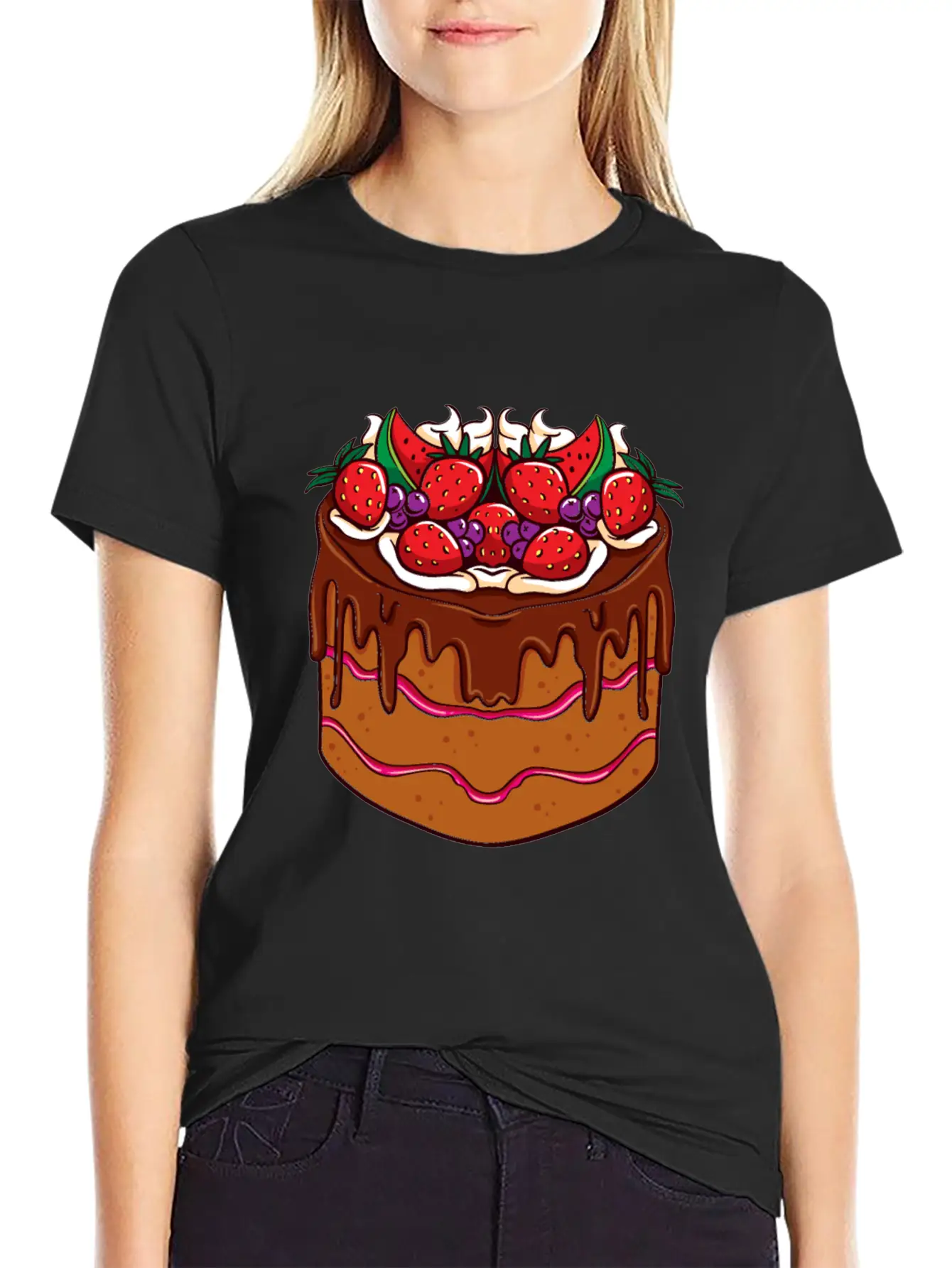 Food Berry Party Soft Cotton Short Sleeve Tee ¨C Unisex Wardrobe Staple